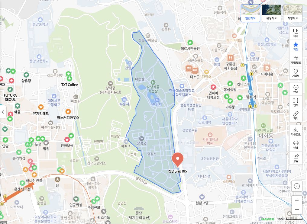 Open in NAVER Map — 창경궁