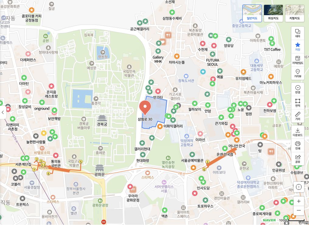 Open in NAVER Map — 국립현대미술관 서울